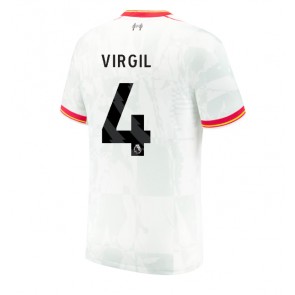 Billiga Liverpool Virgil van Dijk #4 Tredjeställ 2024-25 Kortärmad